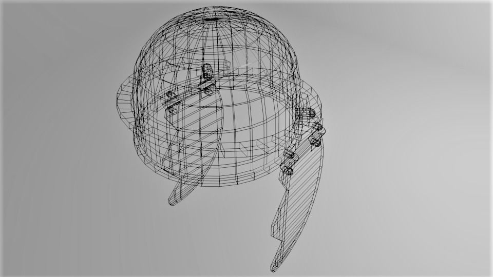 Ancient Helmet - Galea 3D model_5