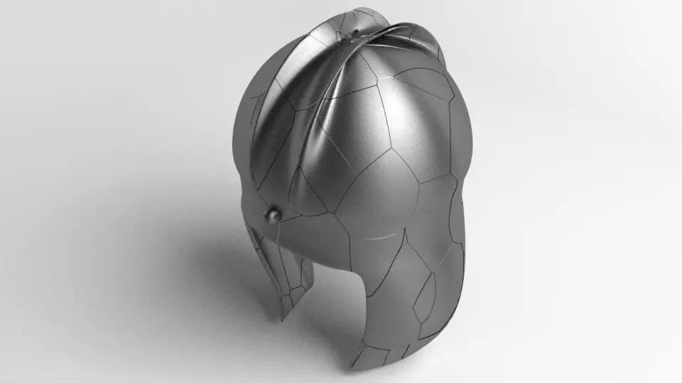 Ancient Helmet - Illyrian 3D model_0