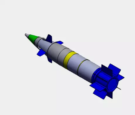 Howitzer Train Shell Howitzer Shell Concept 3D model rigged | CGTrader