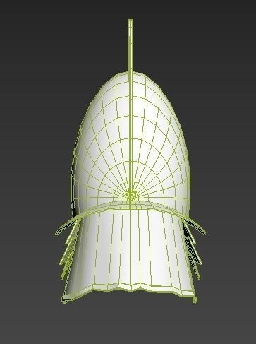 Helmet D200309 Low-poly 3D model_6