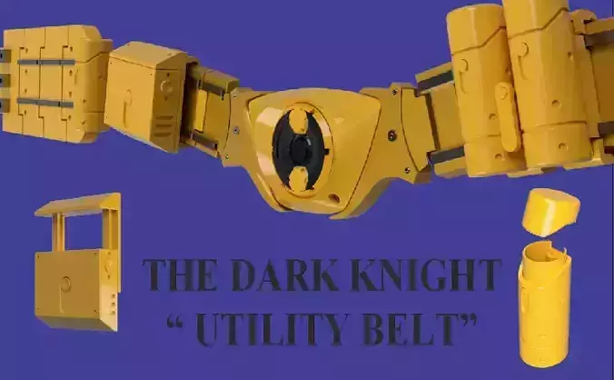 The Dark Knight Utility Belt 3D print model