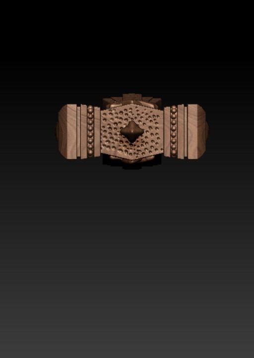 Thor Hammer pendant 3D print model_9