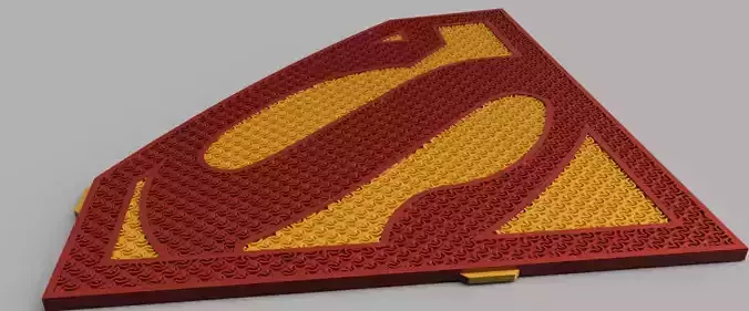 Superman Chest Emblem 3D print model