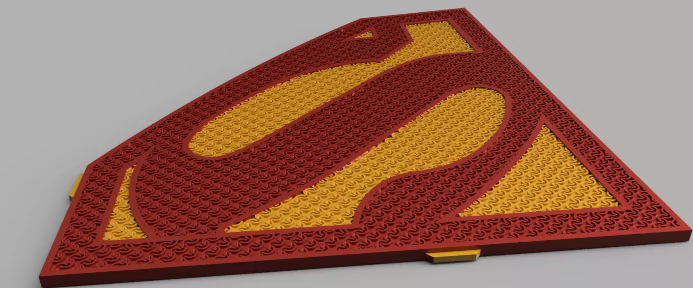 Superman Chest Emblem 3D print model_0