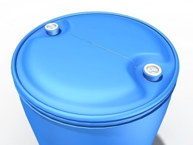 plastic barrel 3D model_1