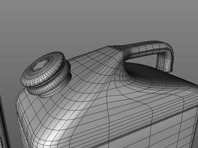jerricans gas can 3D model_7