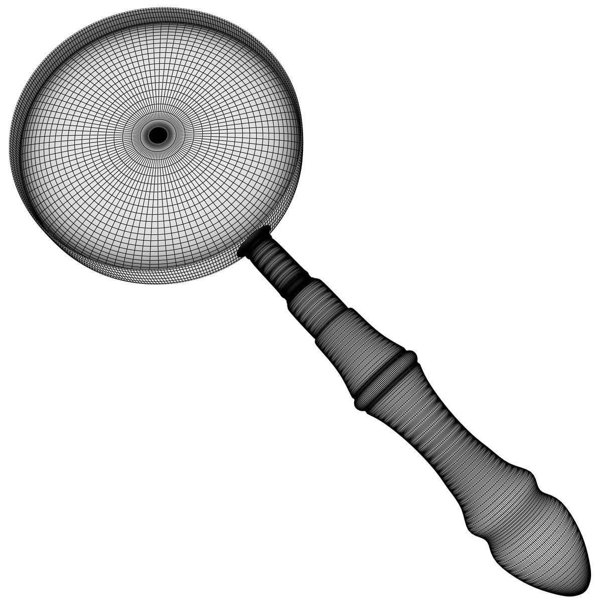 Magnifying Glass 3D model_4