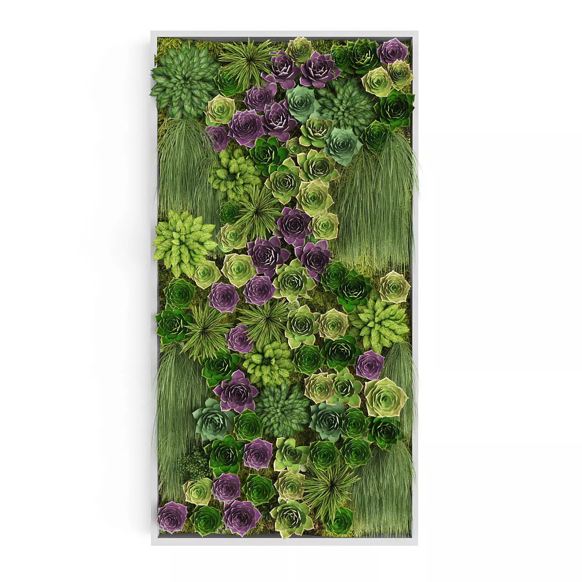 Vertical gardening 014 Low-poly 3D model_0