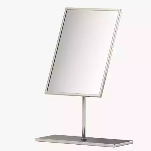 Mirror vanity with stand