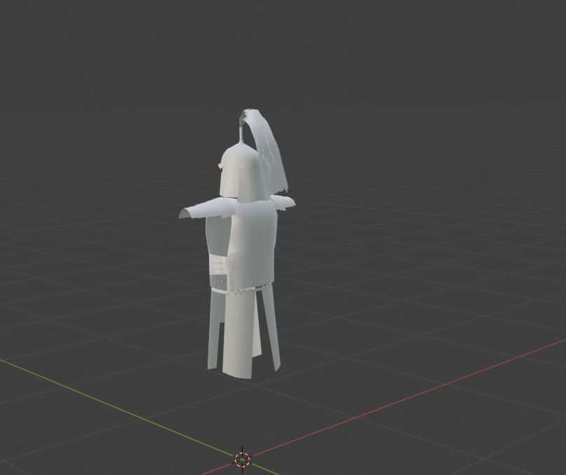 Mongol Warrior Armor Set 3D model_1