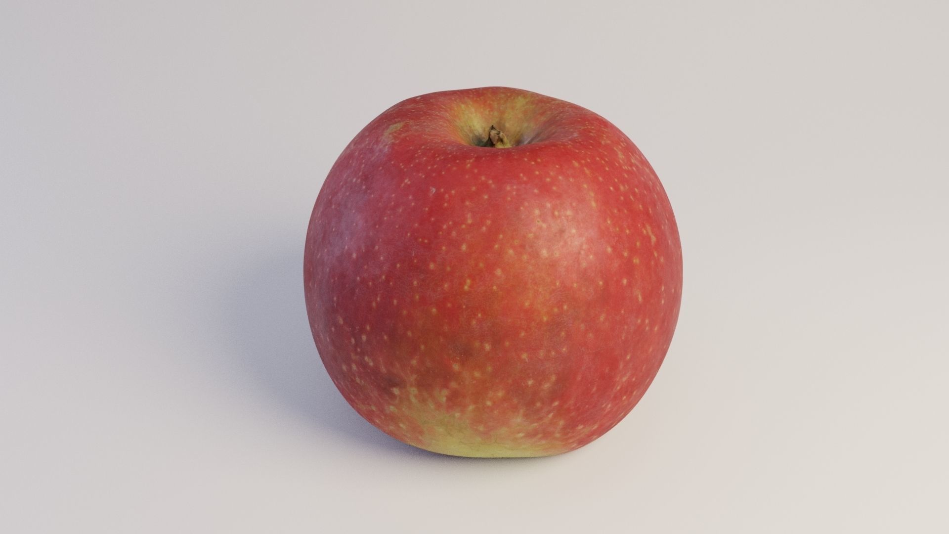 Apple Jonagold Scan Low-poly 3D model_7