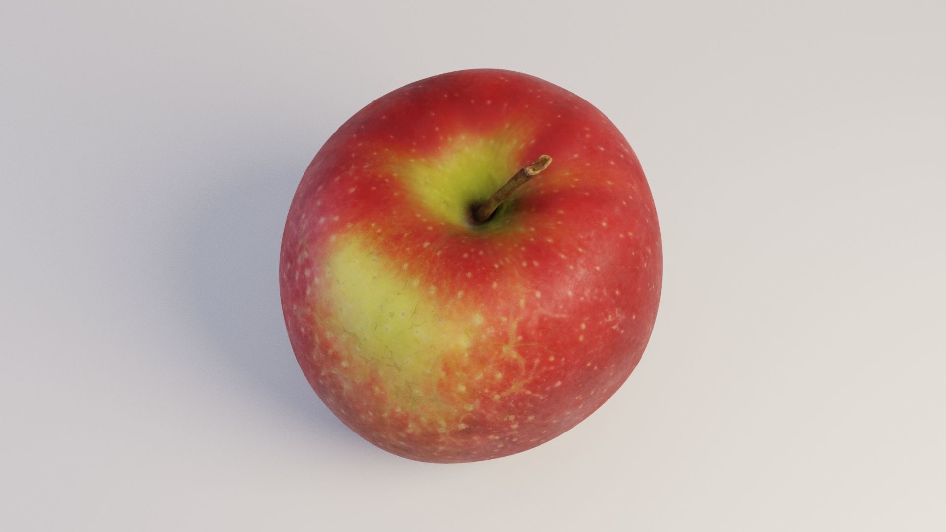 Apple Jonagold Scan Low-poly 3D model_3