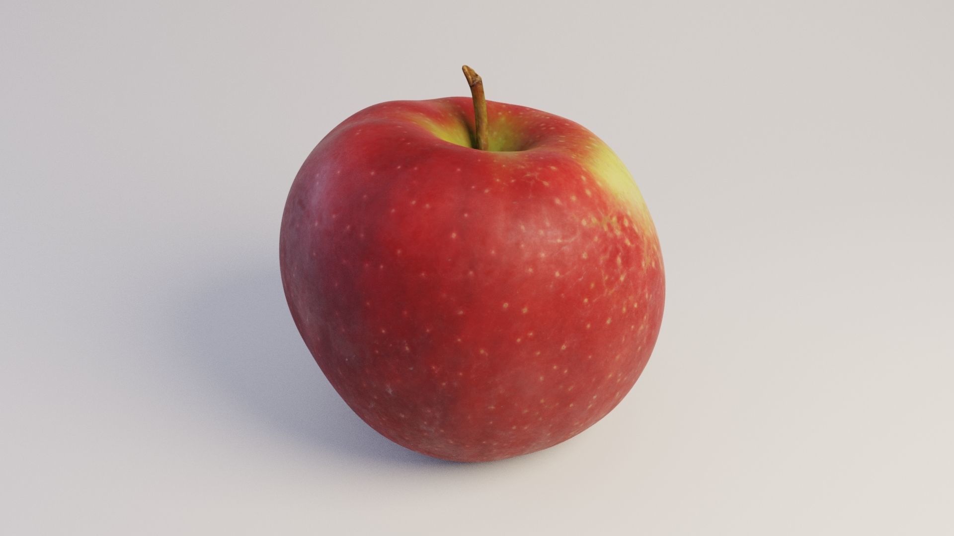 Apple Jonagold Scan Low-poly 3D model_5