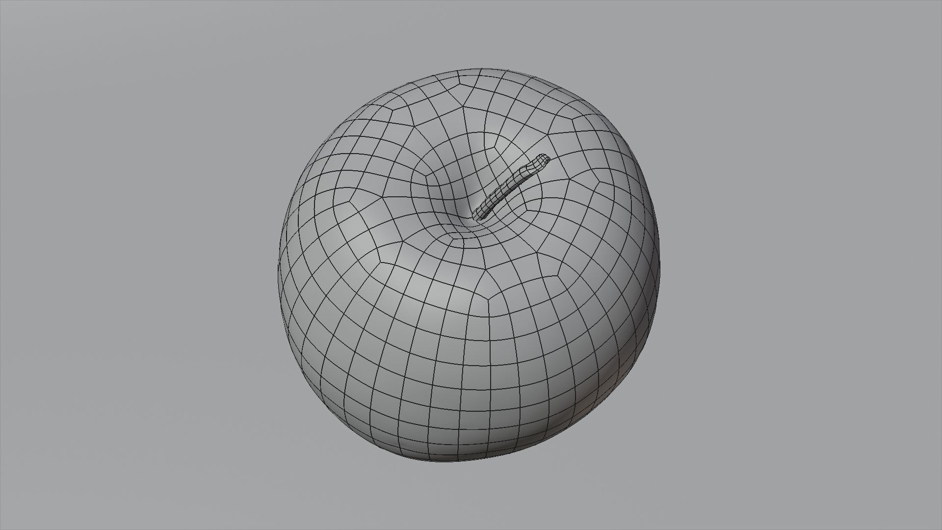 Apple Jonagold Scan Low-poly 3D model_4