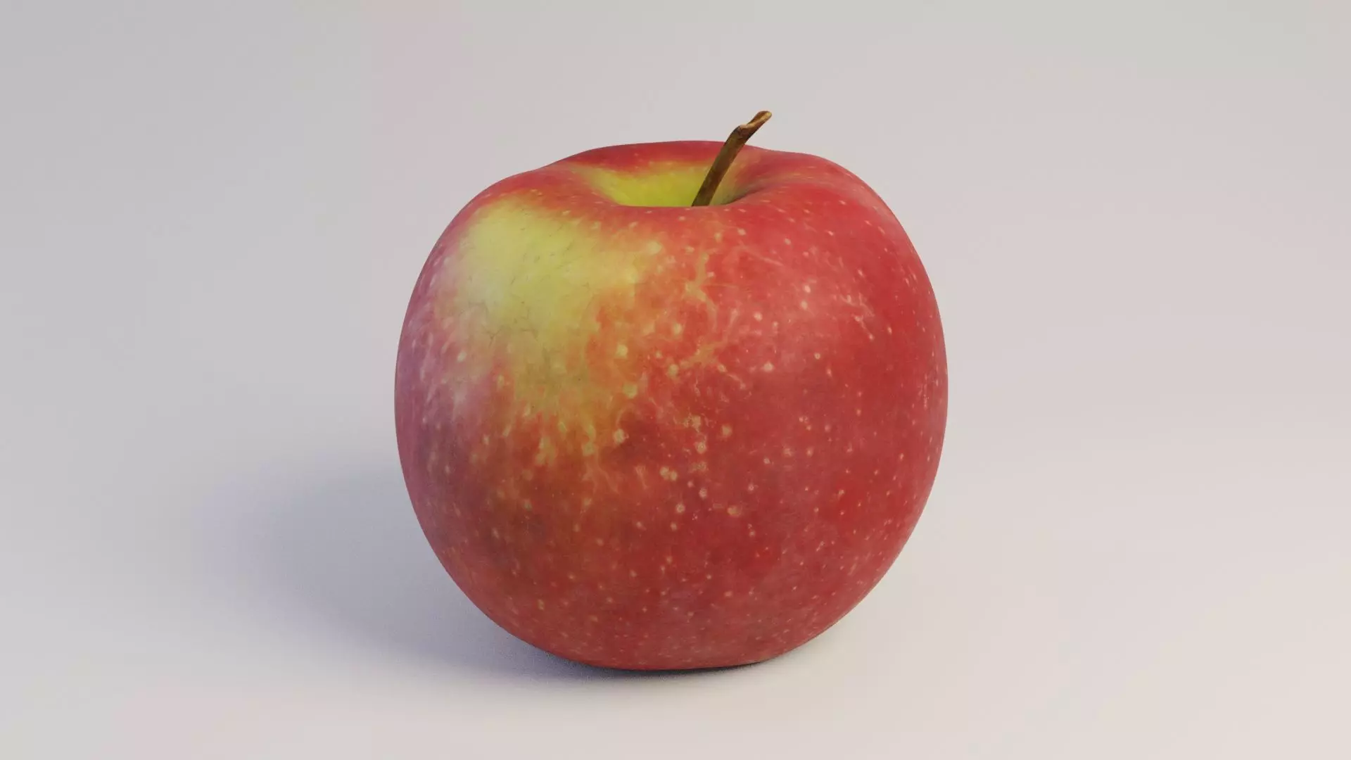Apple Jonagold Scan Low-poly 3D model_0