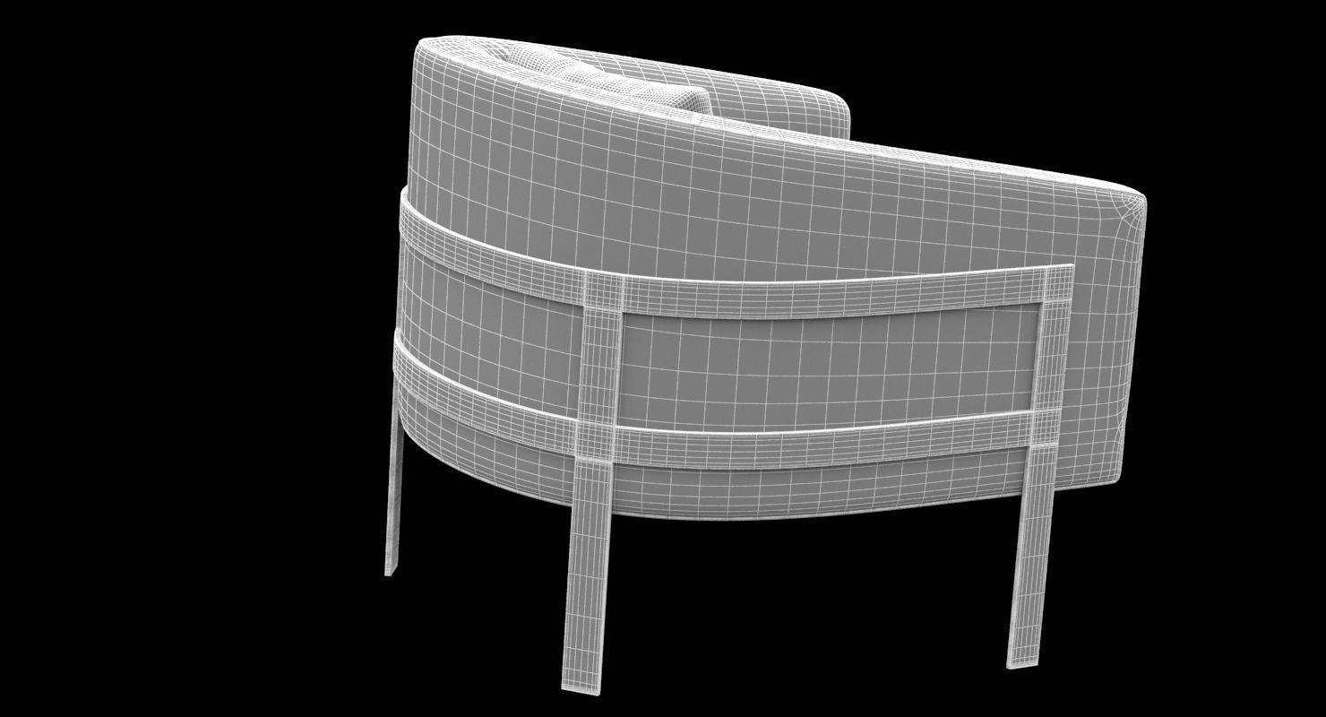 Mitchell Gold Bob Williams Avery Chair 3D model_6