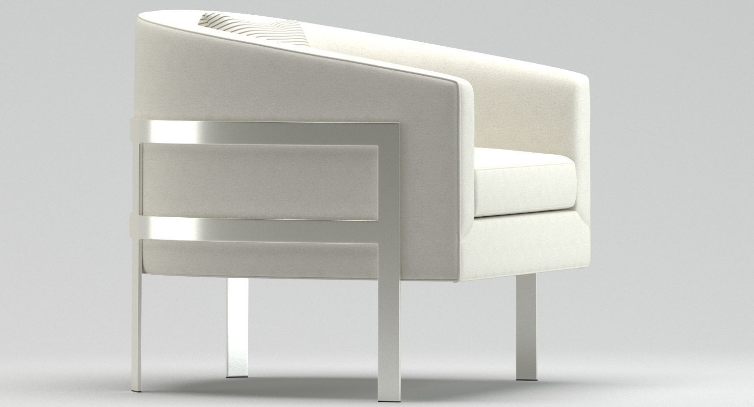 Mitchell Gold Bob Williams Avery Chair 3D model_1