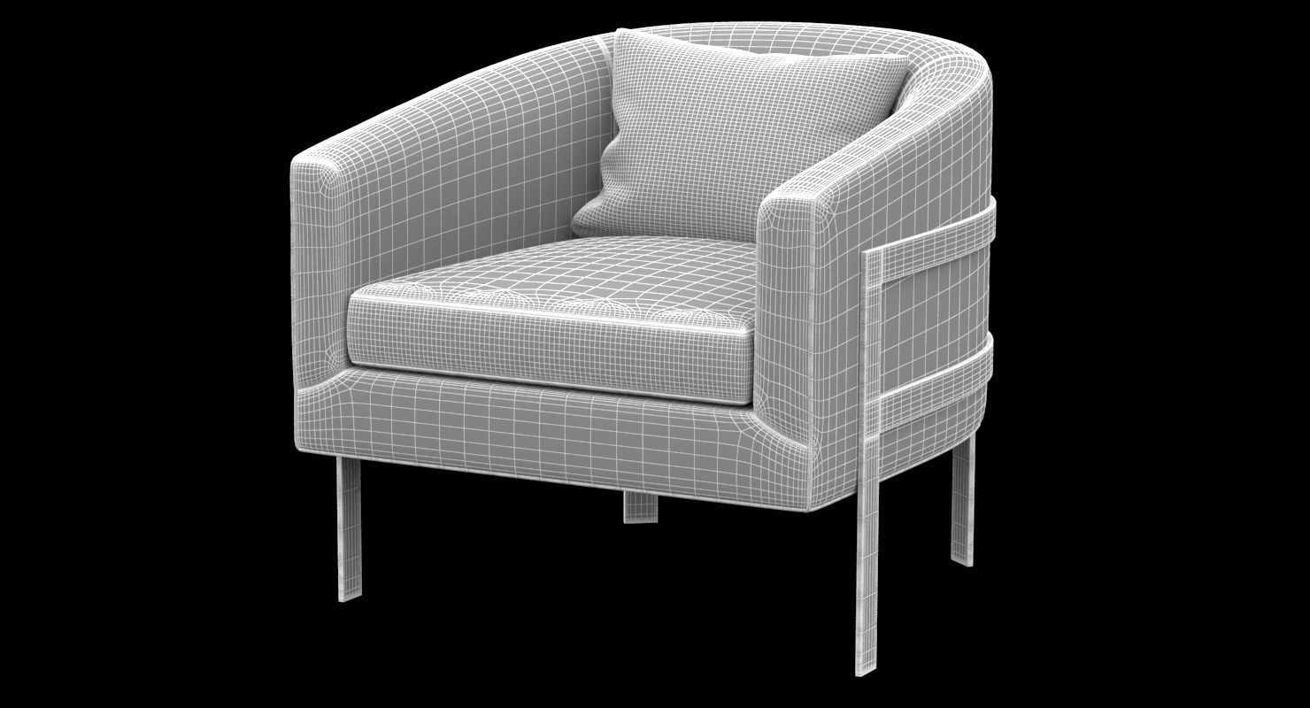 Mitchell Gold Bob Williams Avery Chair 3D model_5