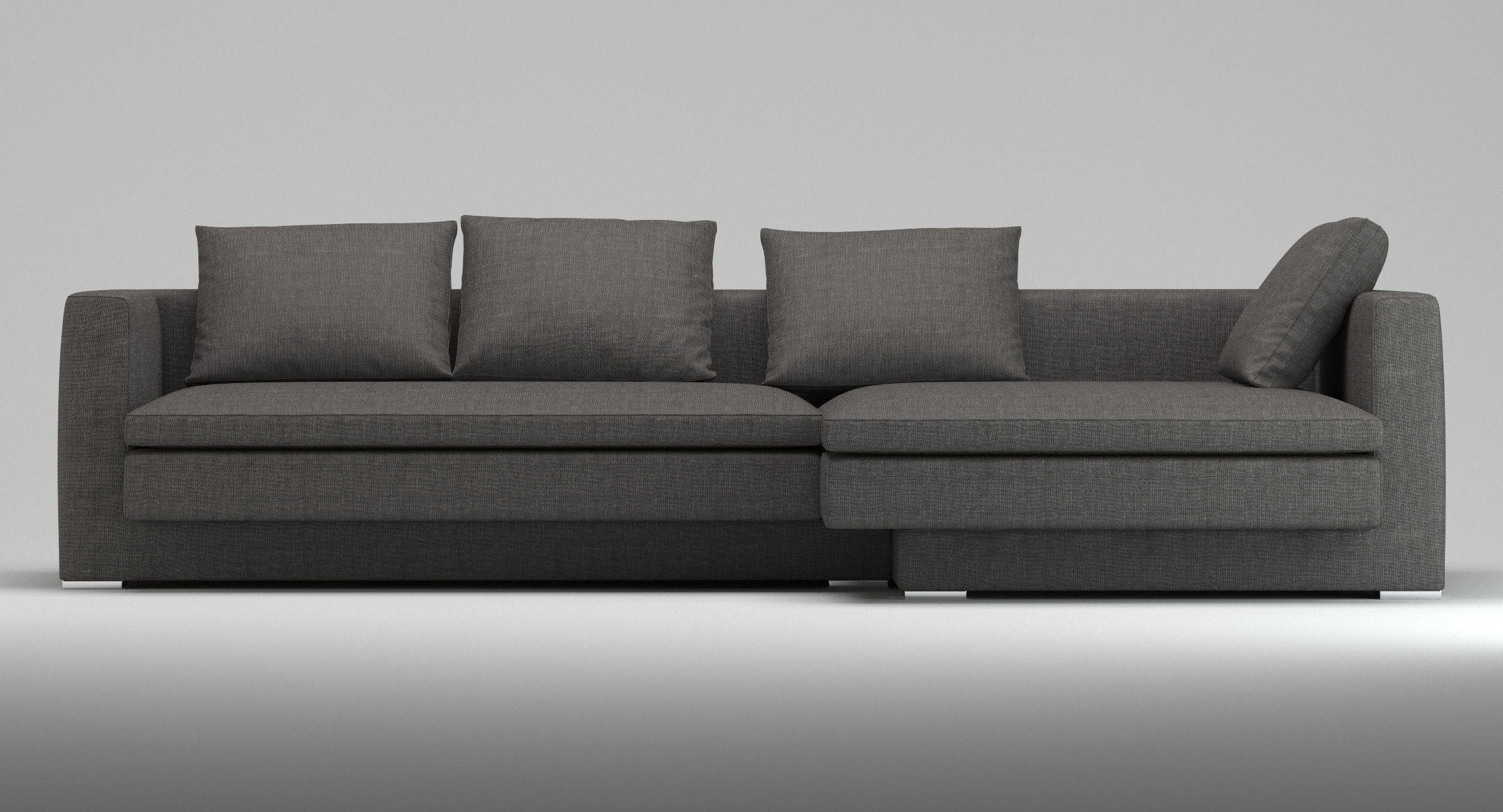 Molteni Sofa Hi Bridge Ferruccio Laviani 3D model_4