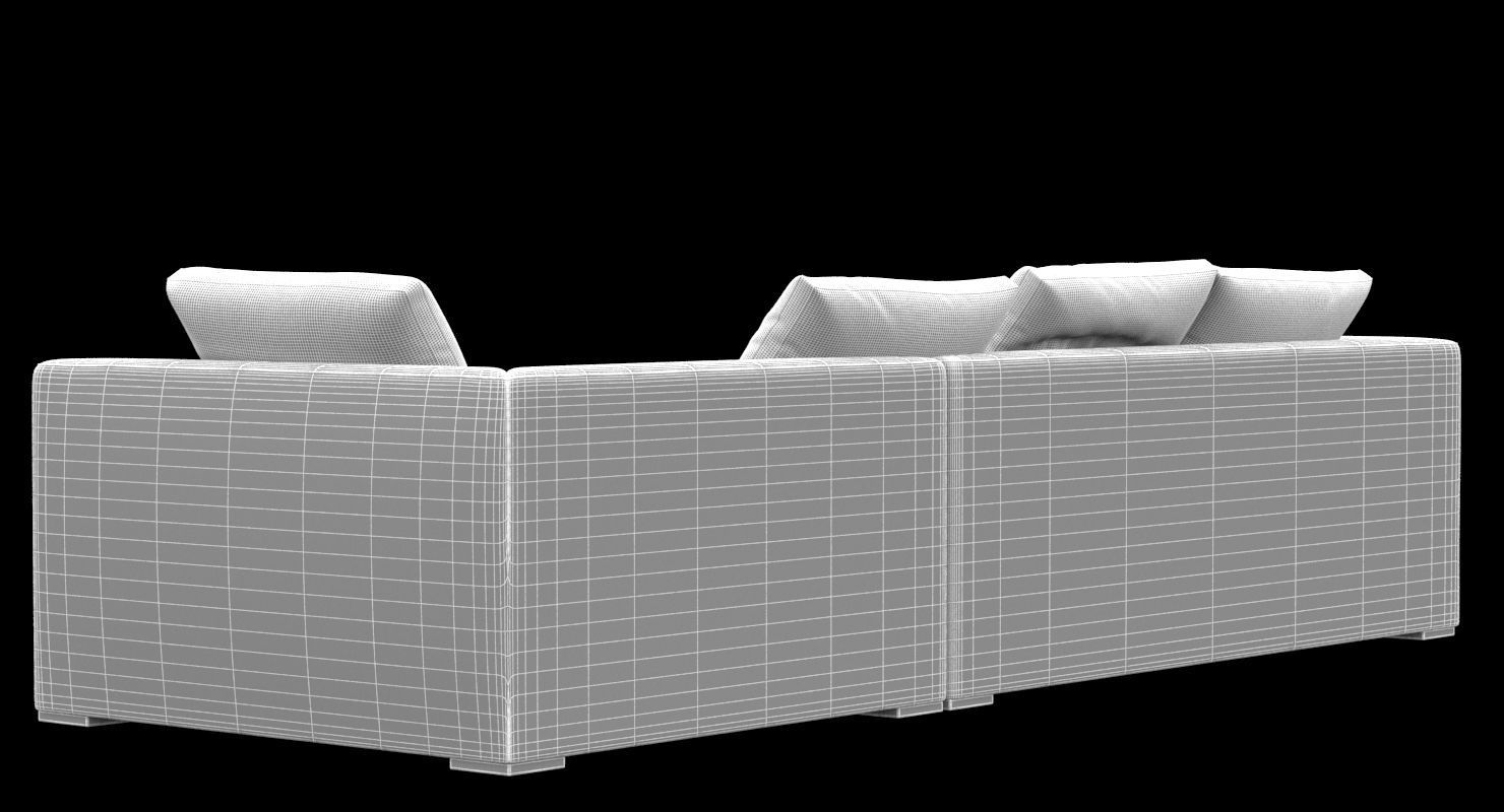 Molteni Sofa Hi Bridge Ferruccio Laviani 3D model_6