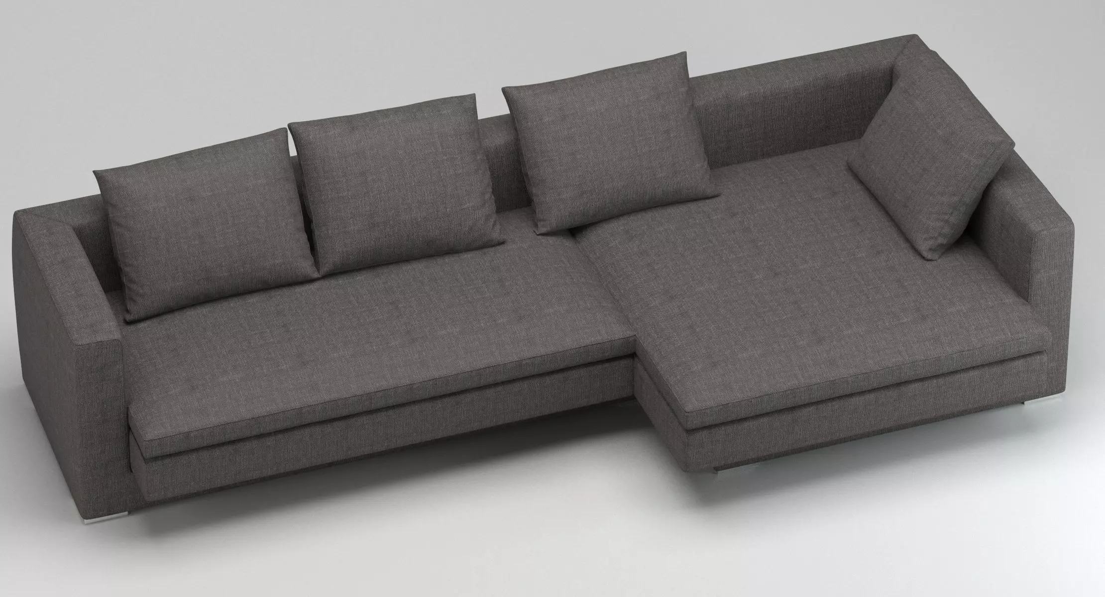 Molteni Sofa Hi Bridge Ferruccio Laviani 3D model_0
