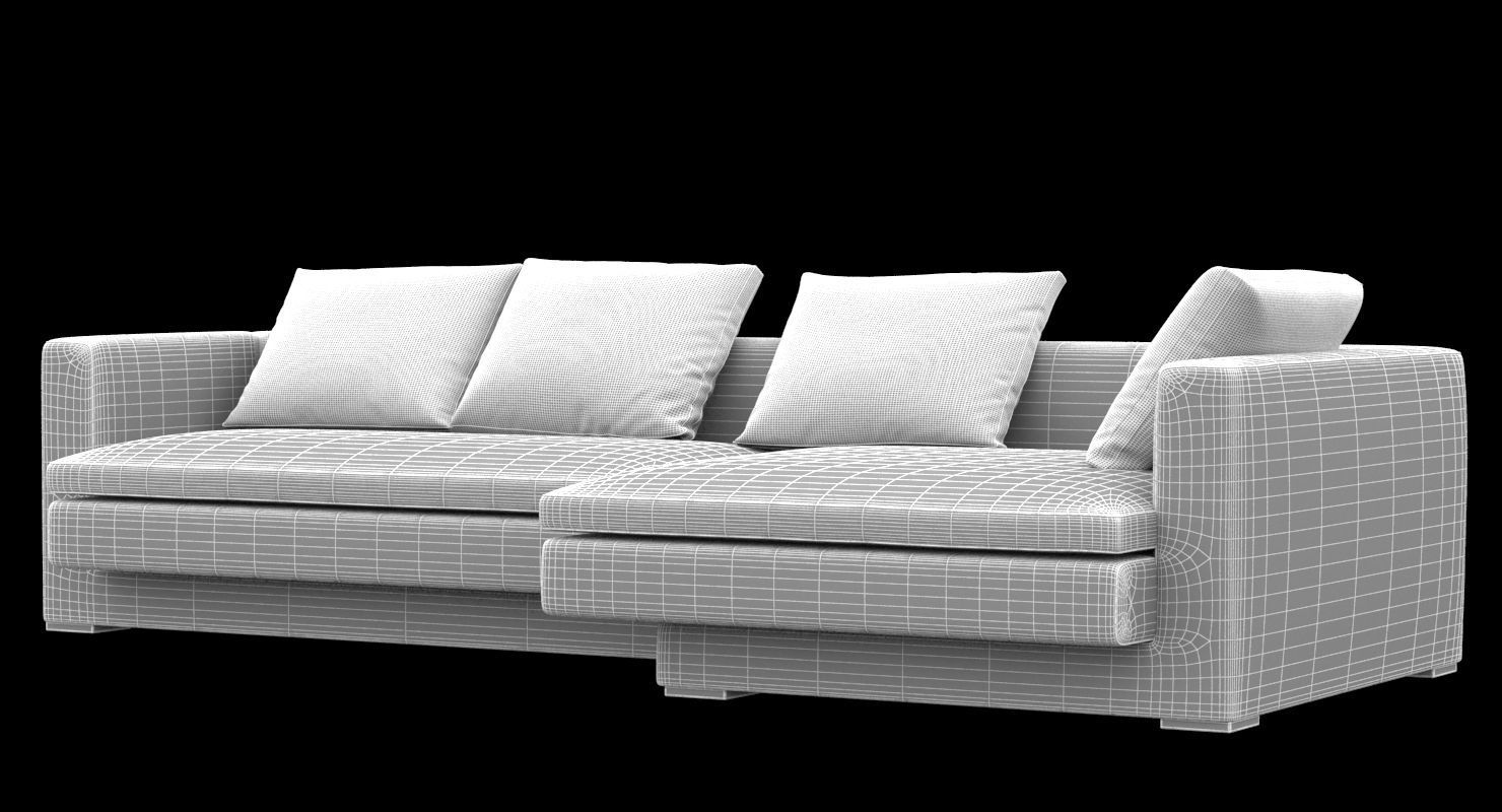 Molteni Sofa Hi Bridge Ferruccio Laviani 3D model_5