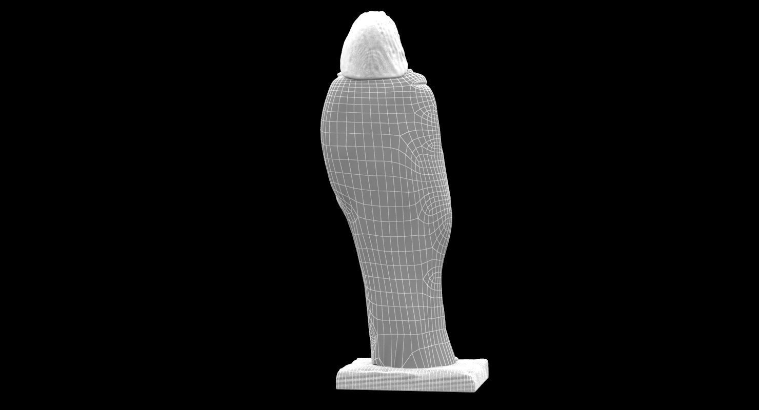 Monument to Honore de Balzac 3D model_7