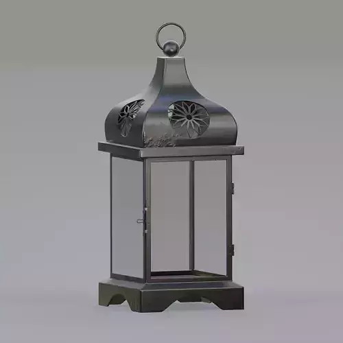 Square Moroccan lantern