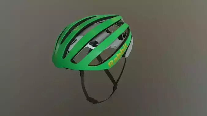 3D Bike Helmet - Low poly Low-poly 3D model