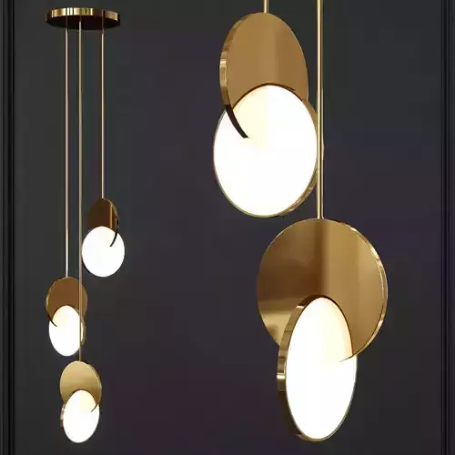 Lee Broom ECLIPSE CHANDELIER  POLISHED GOLD