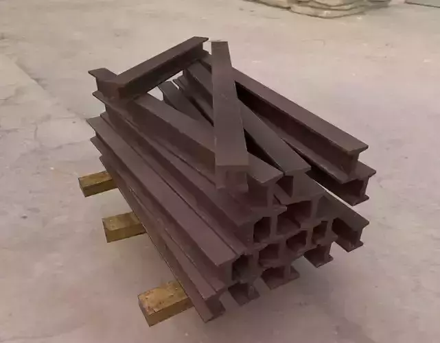 Stacked Cast Iron Beams