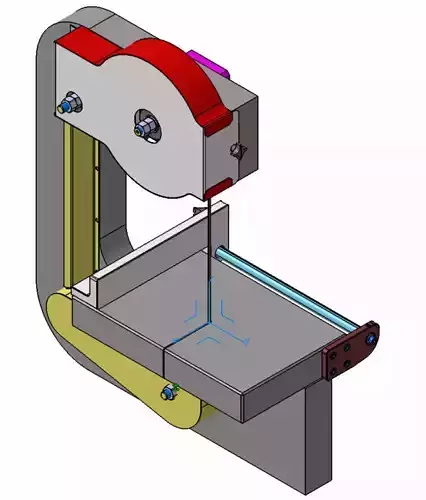 BANDSAW 3D MODEL DESIGN