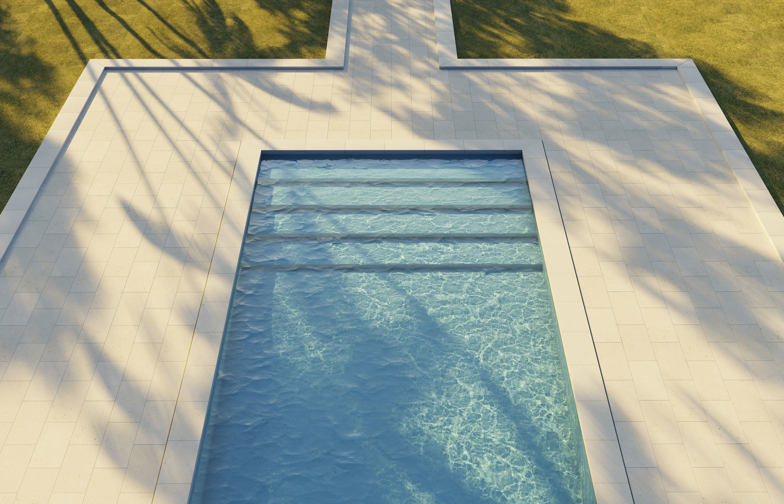 Swimming pool 3D model_2