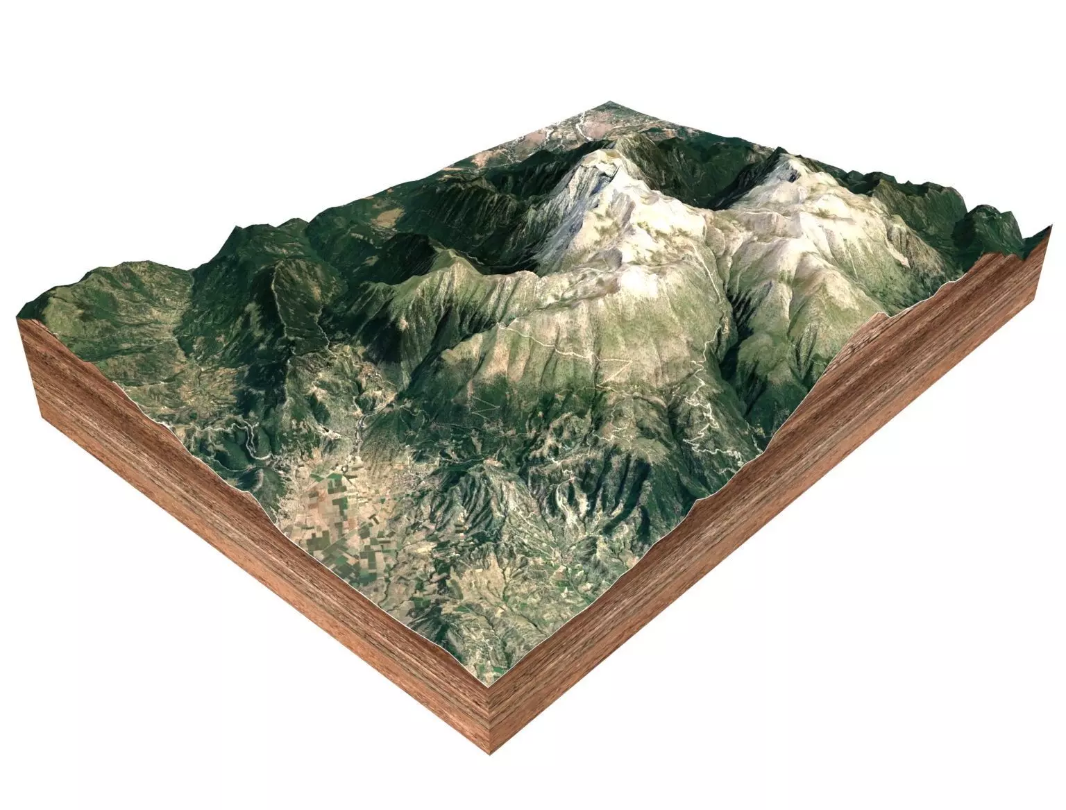 Mountain landscape 3D model