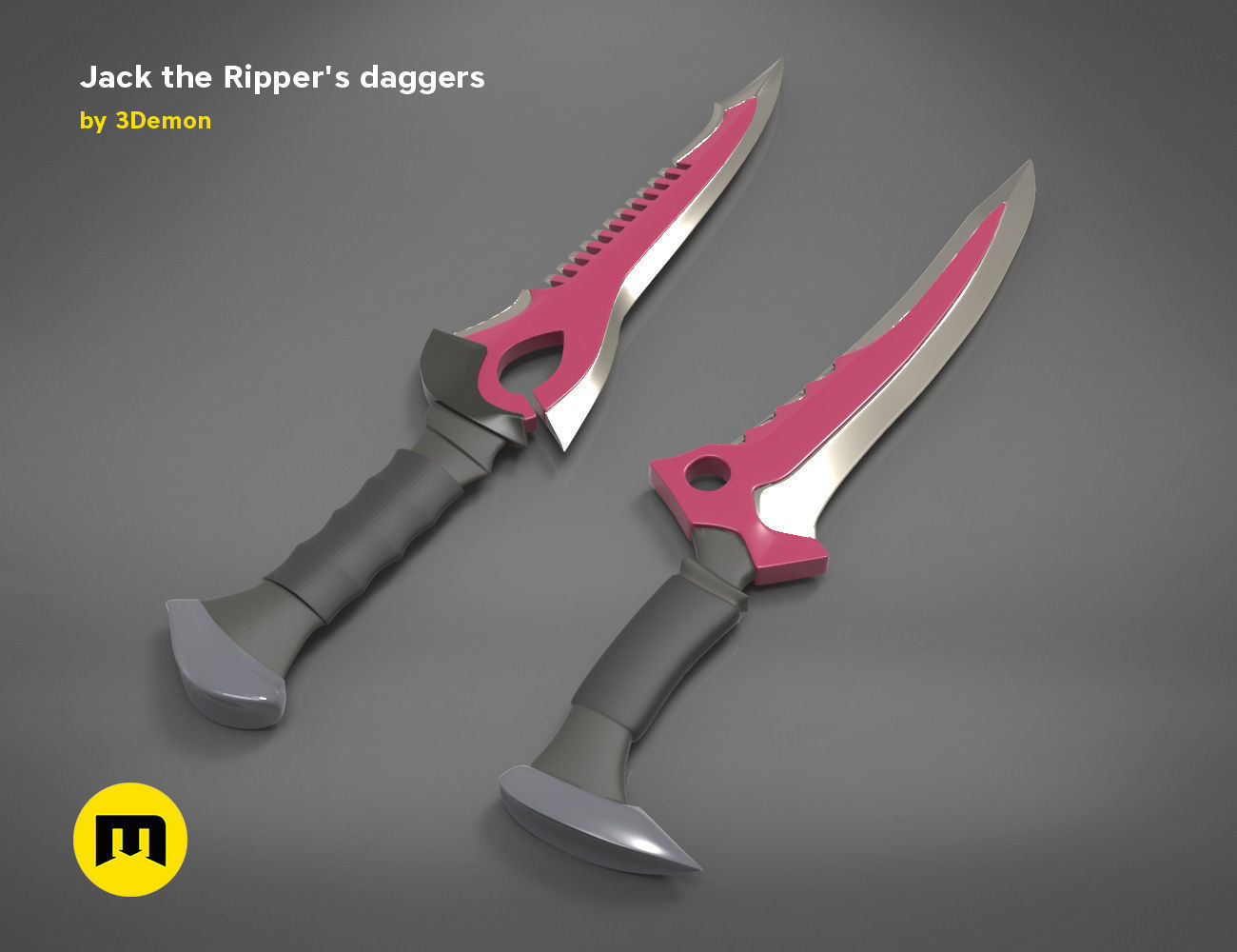 JACK THE RIPPER DAGGERS 3D print model
