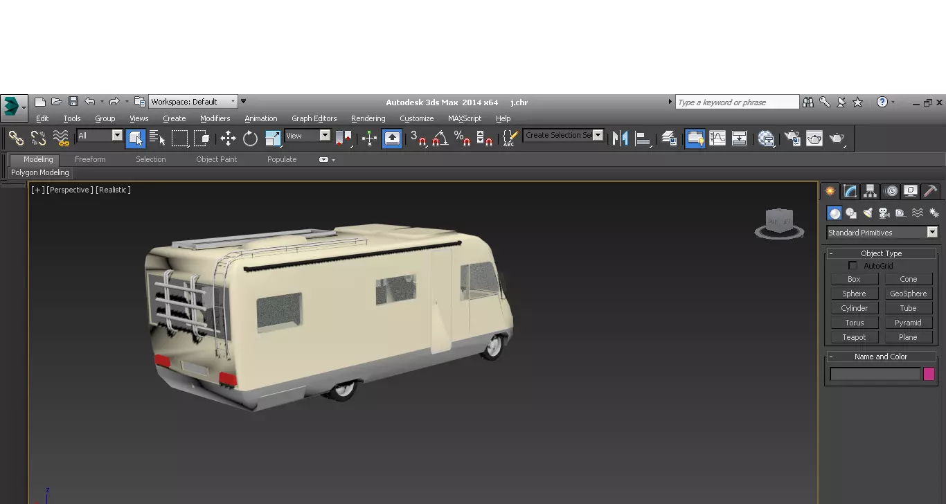 Hymer camper 3D print model