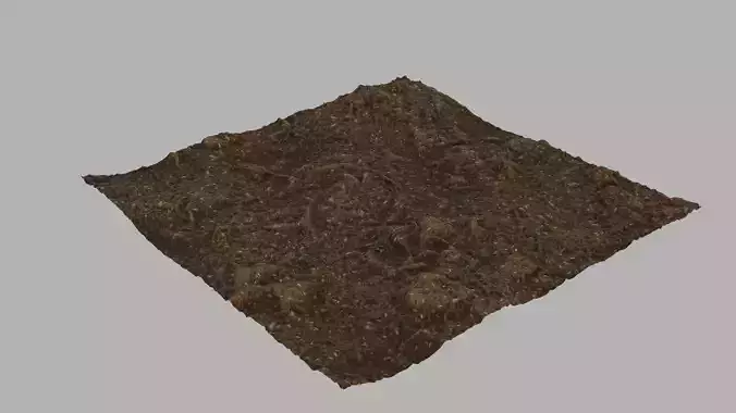 High Resolution Seamless Terrain 3D model