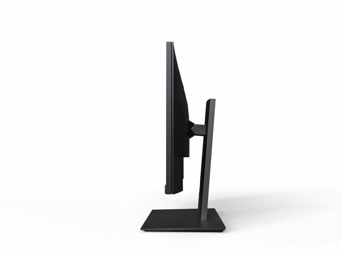 dell P2217H 21 inch monitor Low-poly 3D model_7