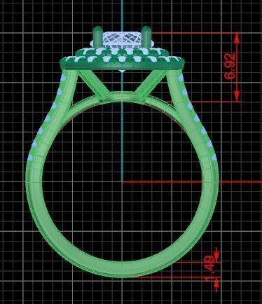 Ring bi 56 3D print model_6