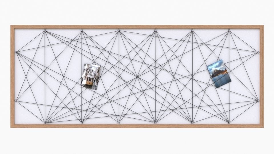 bulletin board - MEMOBOARD 3D model