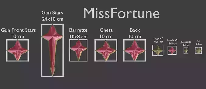 Miss Fortune Starguardian accessories