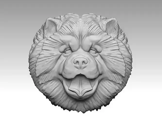 Chow chow pendant