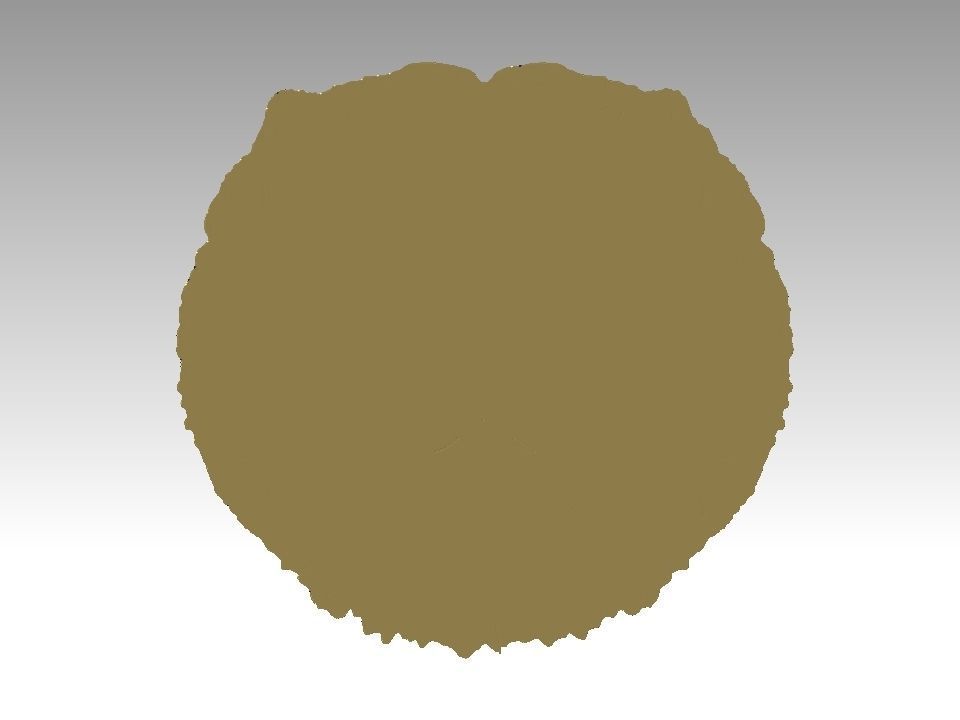 Chow chow pendant 3D print model_12