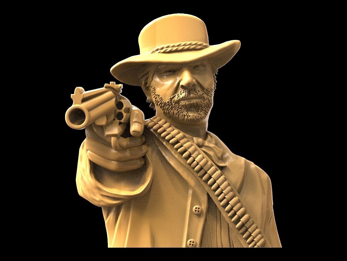 Red dead redemption pendant 3D print model_14