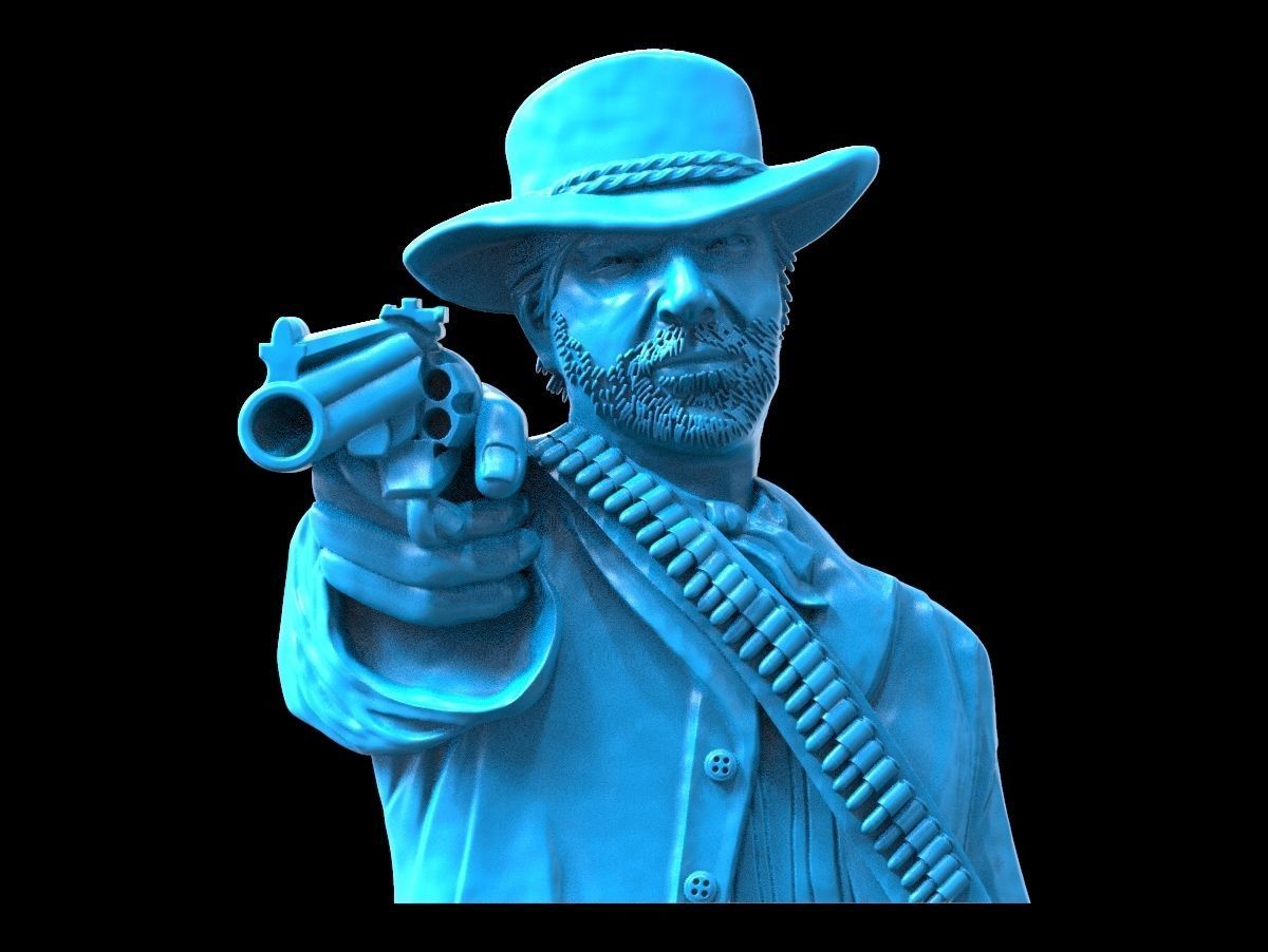 Red dead redemption pendant 3D print model_13
