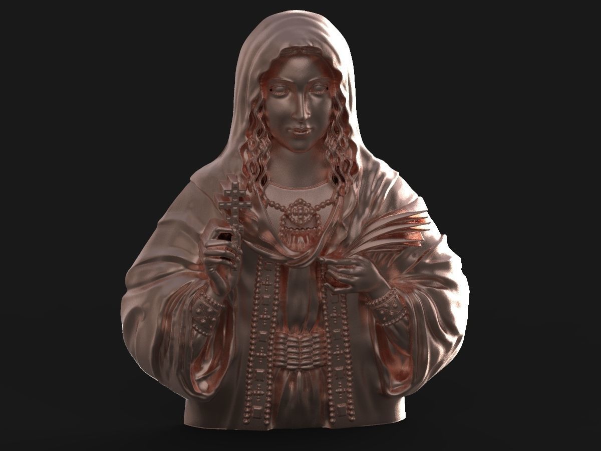 Saint Tatiana pendant god Holy  3D print model_3