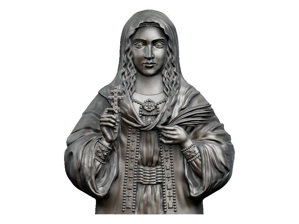 Saint Tatiana pendant god Holy  3D print model_21