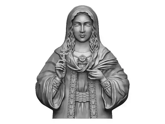 Saint Tatiana pendant god Holy  3D print model