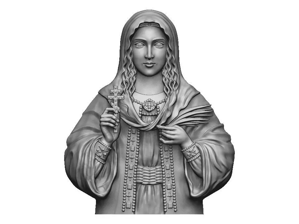 Saint Tatiana pendant god Holy  3D print model_0