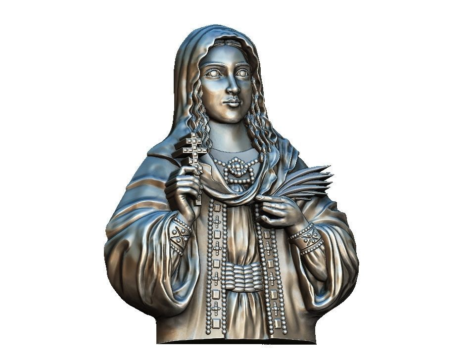 Saint Tatiana pendant god Holy  3D print model_16